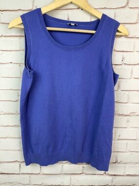 Talbots‎ Periwinkle Scoop Neck Knit Tank